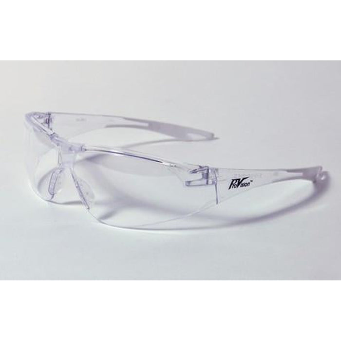 PAL3760CW - ProVision® Chic™ Eyewear, Clear Frame w/White Tips, Clear Lens