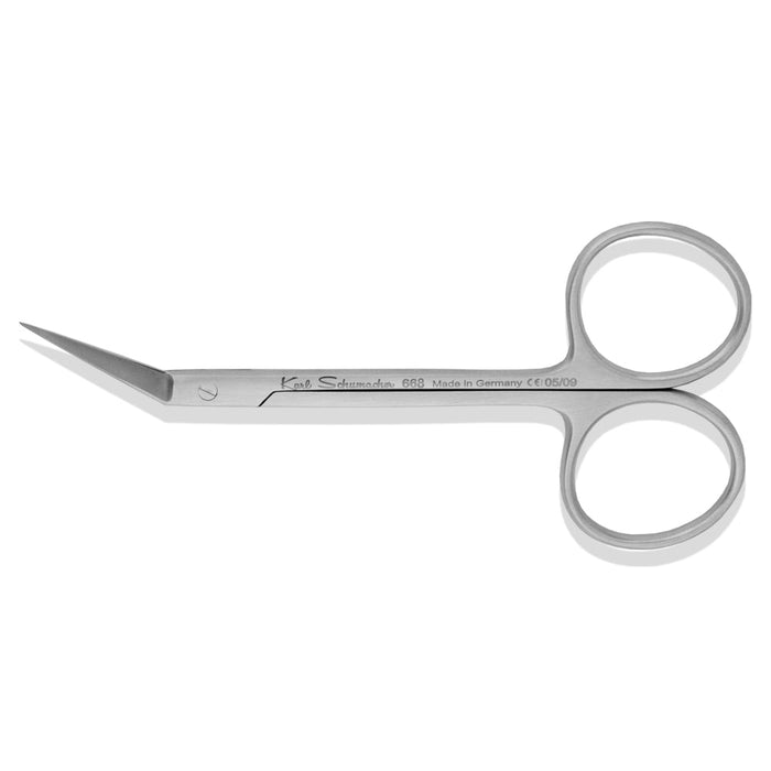 SCI0668 - Iris Scissors #668, Angled, 11.5cm