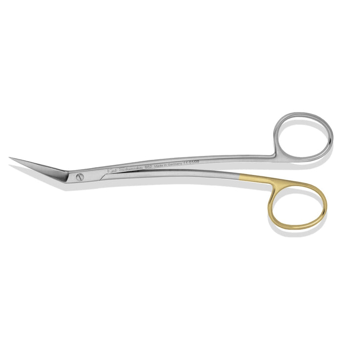 SCI0682SC - Locklin Scissors #682, Open Handle, Angled, 16cm, Super-Cut