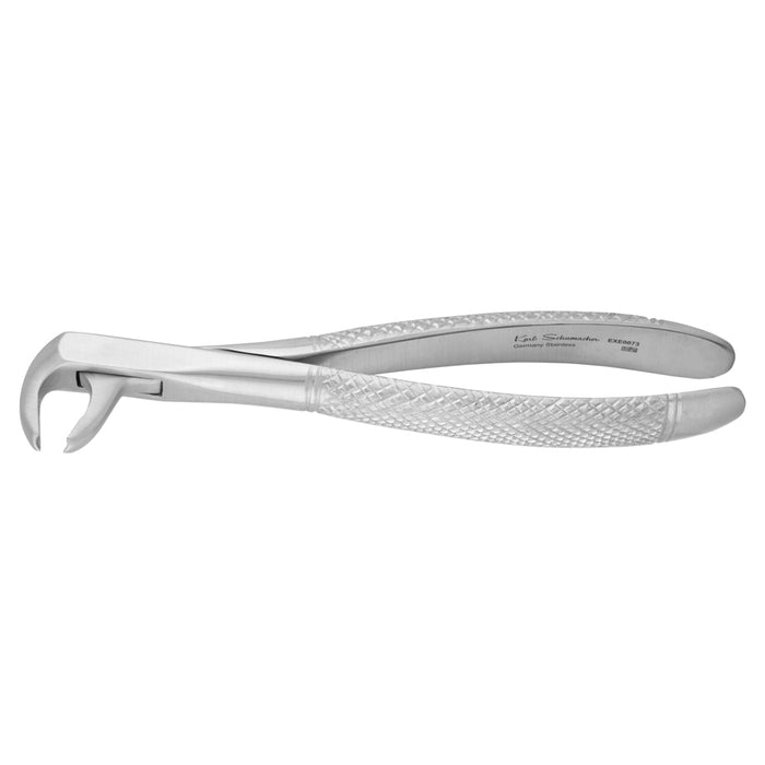 EXE0073 - Lower Molar English Pattern Forceps #73, L/R Furcation Nib