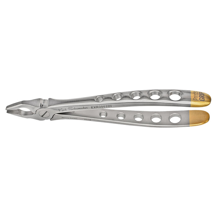 EXR2002DI - Upper Anterior PrecisGrip Forceps #2002DI, Diamond Tips