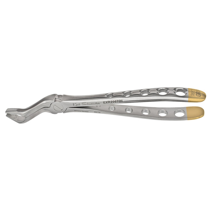 EXR2067DI - Universal Upper Molar PrecisGrip Forceps #2067DI, Diamond Tips