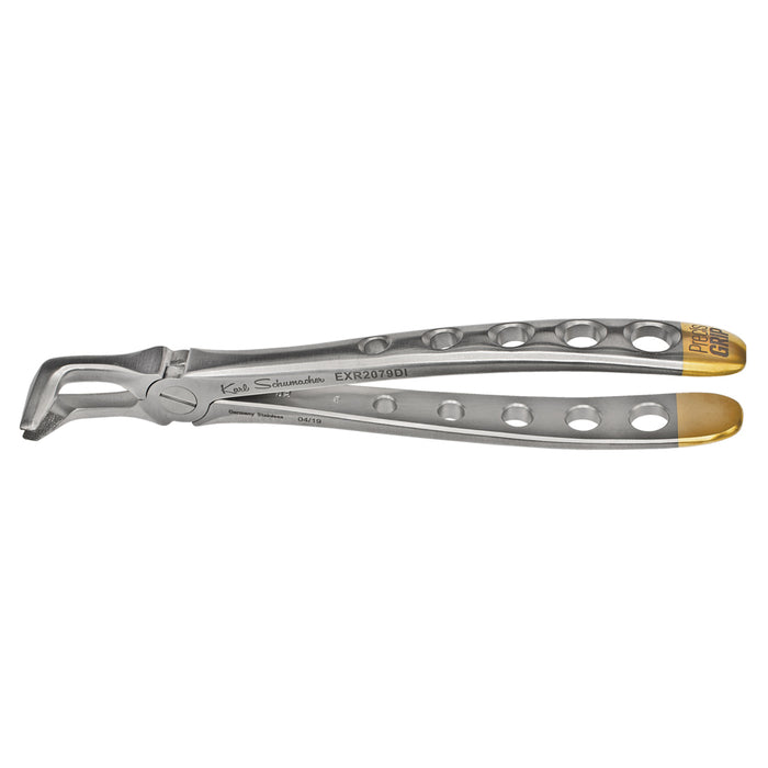 EXR2079DI - Lower Molar PrecisGrip Forceps #2079DI, Diamond Tips