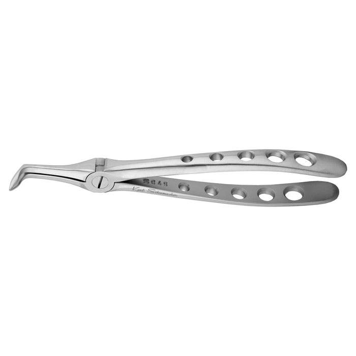 EXX0145E - Spade Lower Root Forceps #145E, Serrated, Xcision