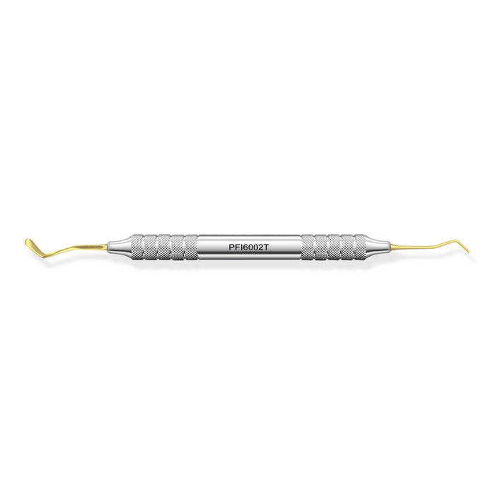 PFI6002T - TiNi Coated Composite Instrument #2-T, 1.6mm Plugger / 9.5mm Long X 3.15mm Wide , Flared