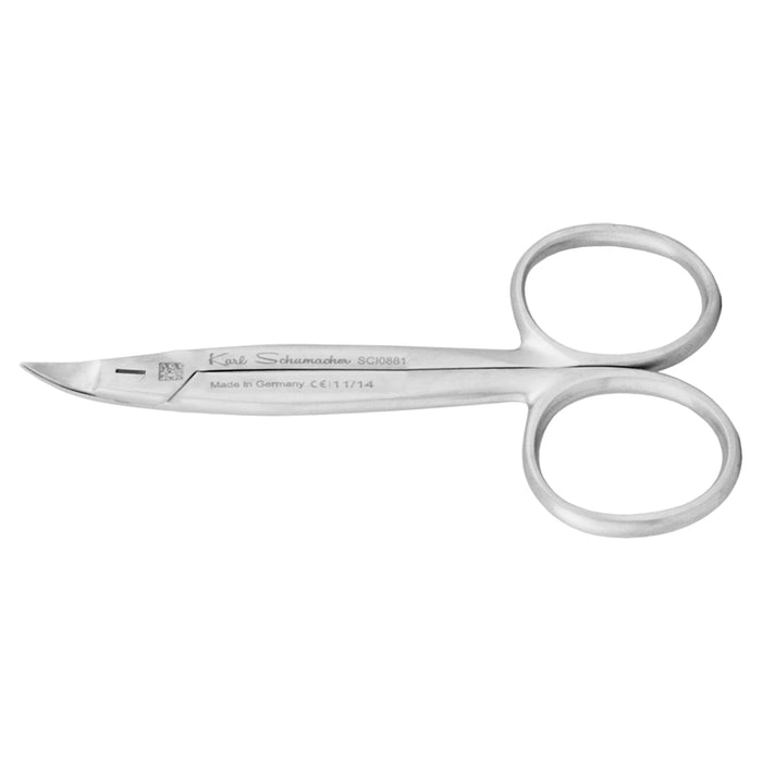 SCI0881 - Pedo Crown Scissors #881, Heavy Curve, 9cm