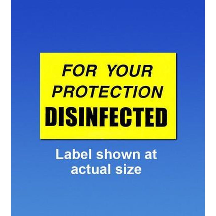 PAL1951 - OSHA Compliance Labels, Disinfected, 250/roll