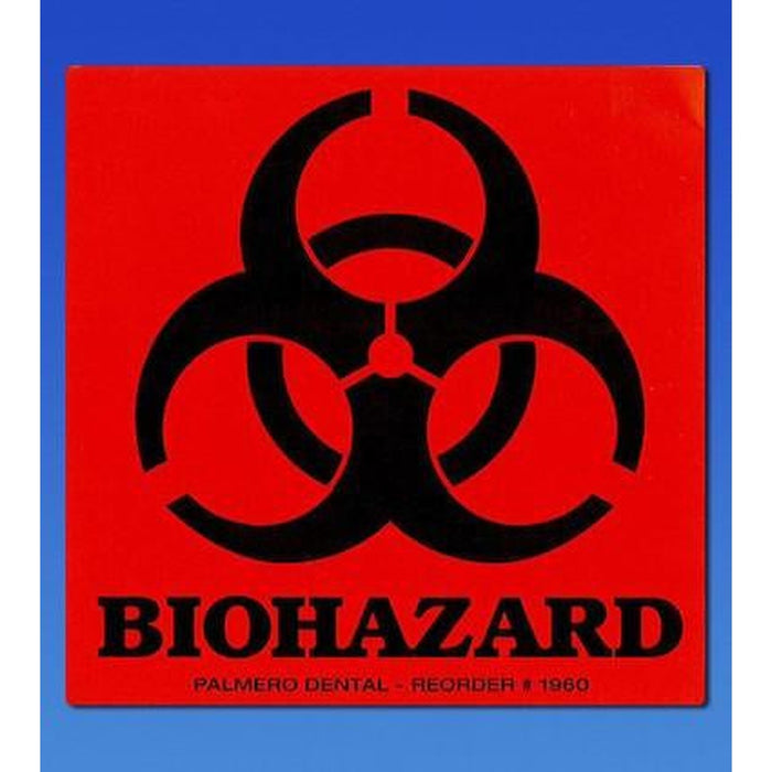 PAL1960 - OSHA Compliance Labels, Biohazard Warning, 100/roll