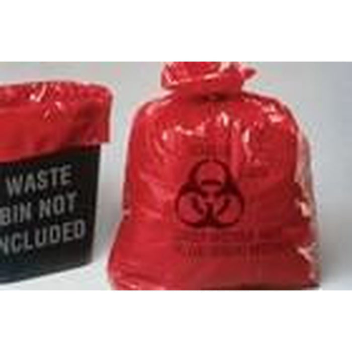 PAL1961C - Dis-Pose Infectious Waste Bags w/ Ties, 33 Gallon, 31in. X 41in., 100/box