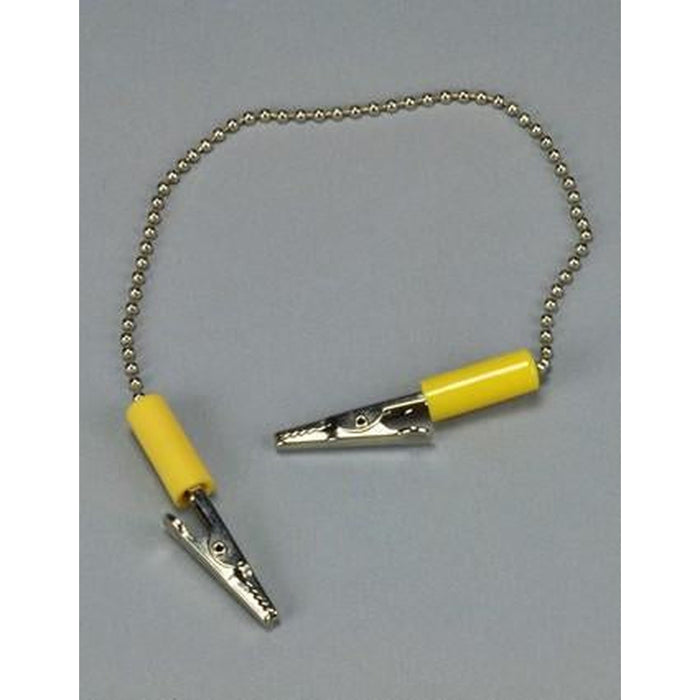 PAL0310Y - Napkin Bib Holder, Chain, Yellow