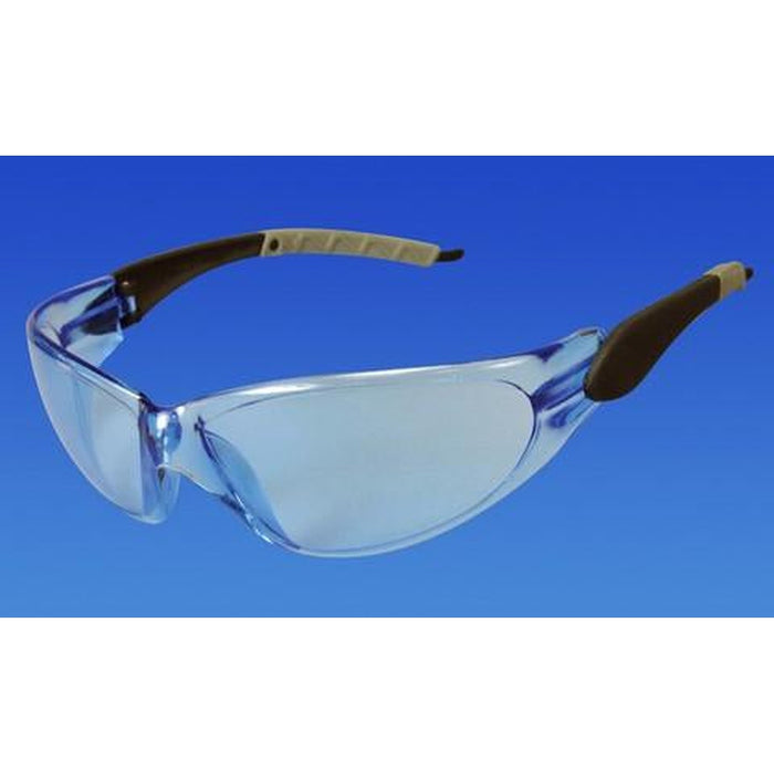 PAL3550 - ProVision® Contour Wraps™ Eyewear, Black/Gray Frame, Ice Blue Lens