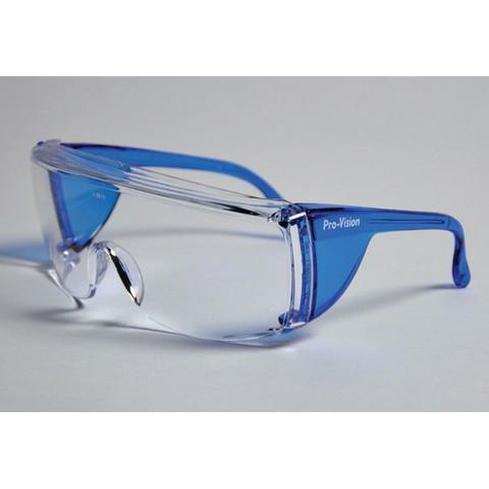 PAL3556B - ProVision® End-Fog Eyewear, Blue Frame, Clear Lens