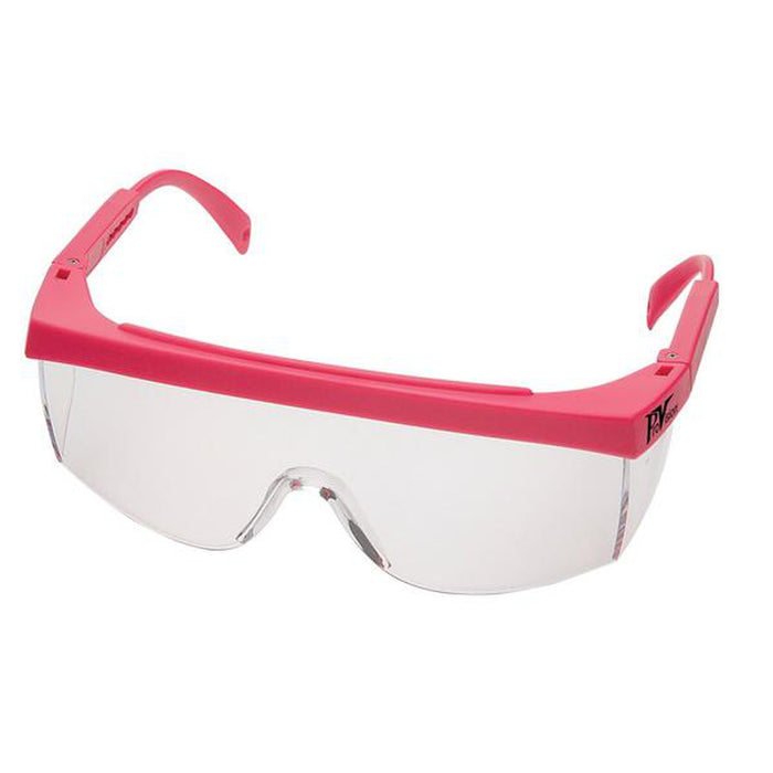 PAL3705P - ProVision® Miniwrap™ Eyewear, Pink Frame, Clear Lens