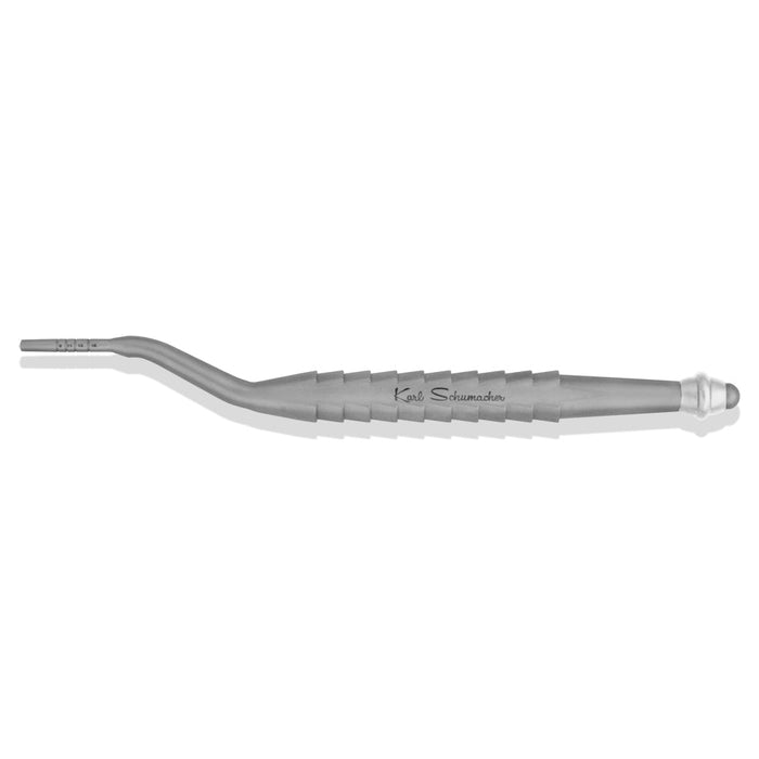 47.945.28 - Angled Convex Tip Osteotome, Ø2.2-2.6mm, Silver
