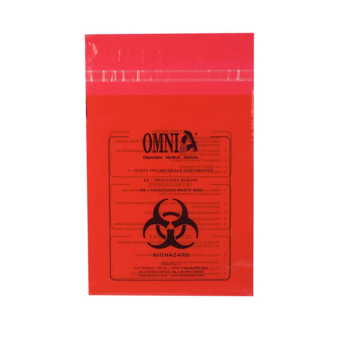 30.U0023.00 - Waste bag for contaminated material with adhesive strip, in 50-piece dispenser