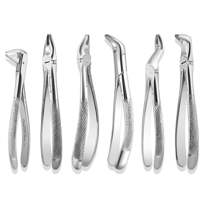 APICAL6 - Full Set of 6 Apical Retention Forceps