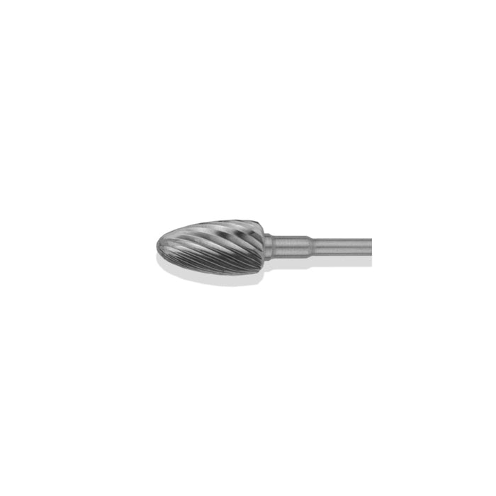 Ø6.0mm Rounded Tip Flame Carbide Cutter