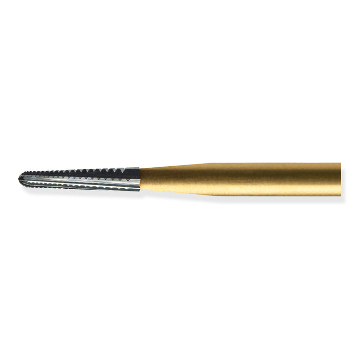 BCE856P010 - ExcaliBur Round End Taper PrecísPrep Specialized Carbide Bur, Ø1.0mm x 8.0mm, FG, (US 856), 10pcs.