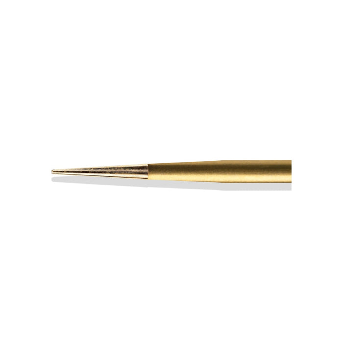 BCF0004EF - ExcaliBur Safe End Taper Carbide Gold Finishing Bur, Ø1.0mm x 4.0mm, FG, (US EF4), 5pcs.