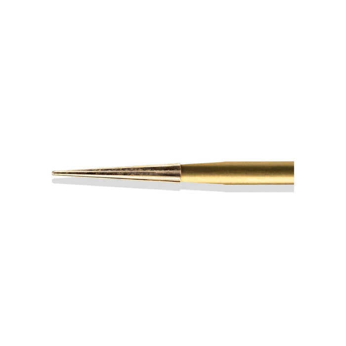 BCF0009EF - ExcaliBur Safe End Taper Carbide Gold Finishing Bur, Ø1.4mm x 9.0mm, FG, (US EF9), 5pcs.
