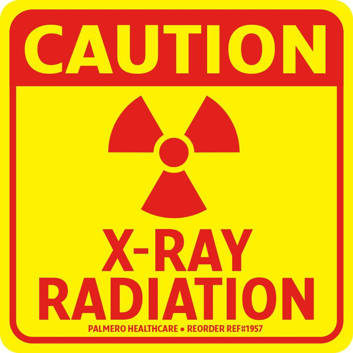PAL1957 - OSHA Compliance Labels, Caution Radiation, 5/pack