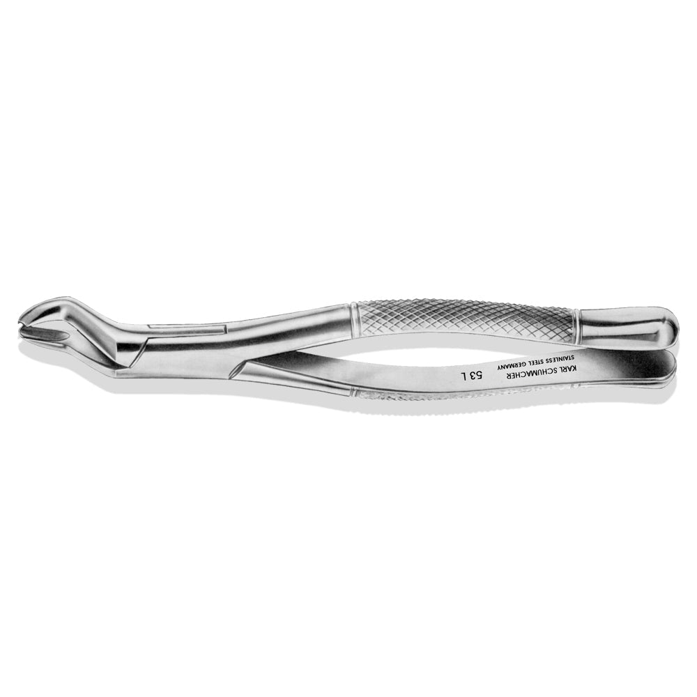 Forceps 53 R EXF0053L - Upper Molar Forceps #53L, Bayonet w/ Left Furcation Nib ...