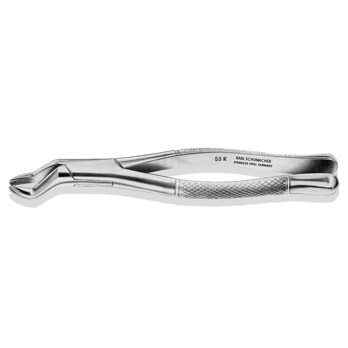 Forceps 53 R EXF0053R - Upper Molar Forceps #53R, Bayonet w/ Right Furcation Nib ...