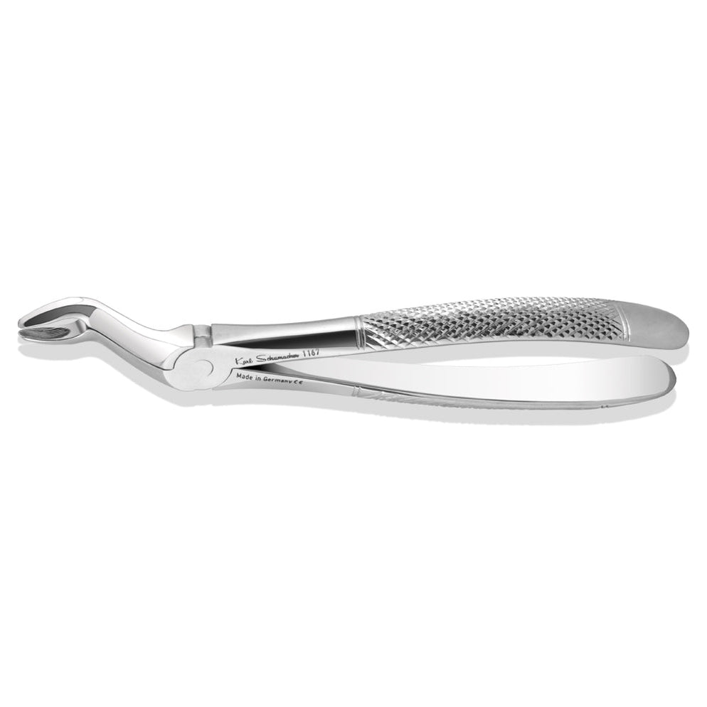 EXF1167 - Upper Molar Apical Retention Forceps #1167, Bayonet w/ Subgi ...