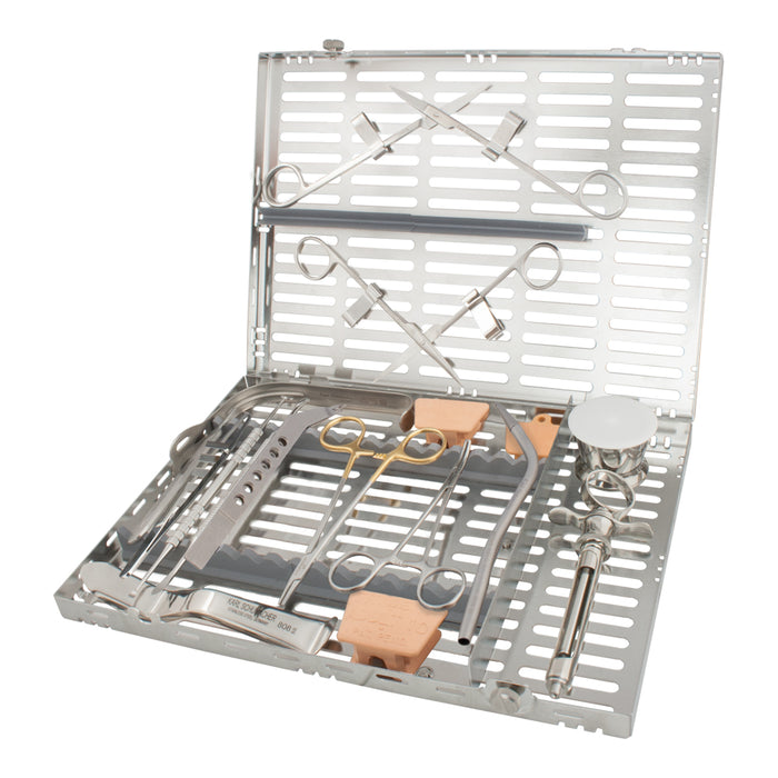 KIT0608 - Dr. Reznick Essentials of Implantology Kit #608, 17 Instruments w/ Large Cassette