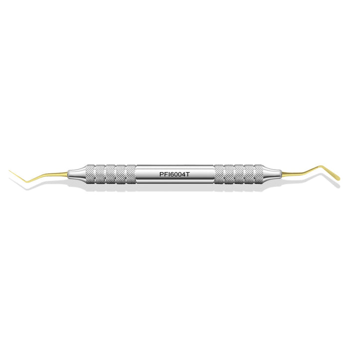 PFI6004T - TiNi Coated Composite Instrument #4-T, Perpendicular 11.15mm Long X 2.15mm Wide, Flared