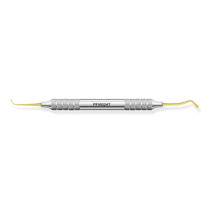 PFI6024T - TiNi Coated Composite Instrument #23-T, Ø2.75mm Acorn / 11mm Long X 2.0mm Wide Paddle