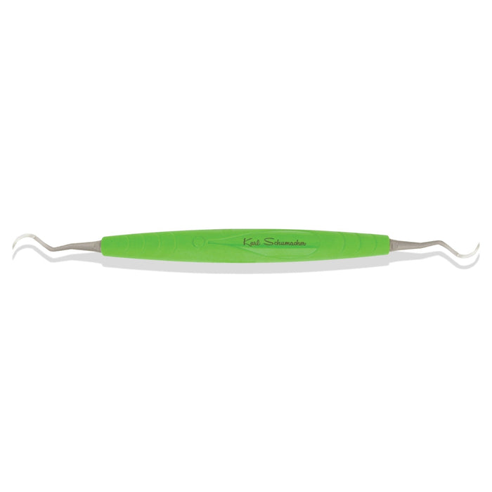SCA0204STI - Titanium Posterior Sickle Scaler #204S, Small, Green Bionik Handle