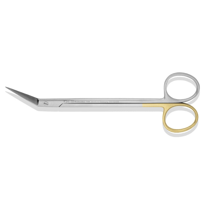 SCI0658SC - Locklin Scissors #658, Closed Handle, Angled, 16cm, Super-Cut