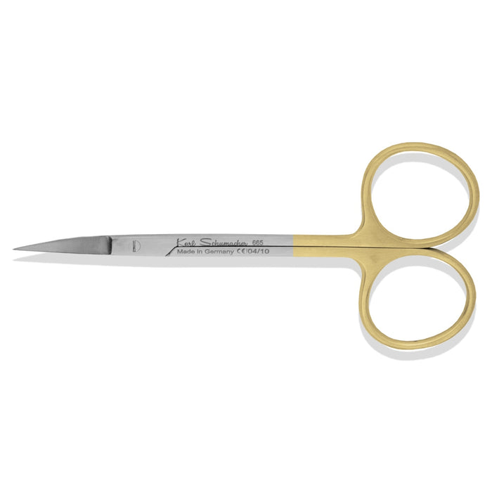 SCI0665TC - Iris Scissors #665, Curved, 11.5cm, TC
