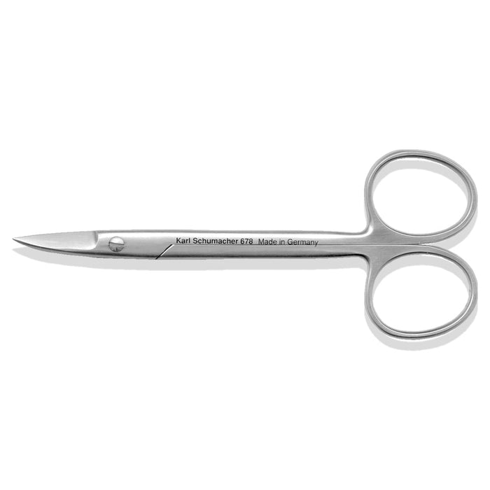 SCI0678 - Quinby Crown Scissors #678, Curved, 10.5cm
