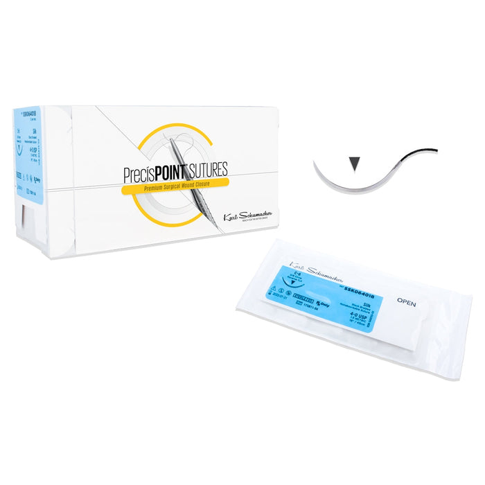PrecísPOINT™ Surgical Silk Sutures, 12/box.