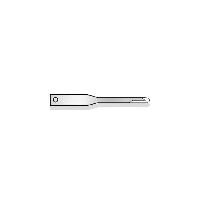 USM6400M - Micro Mini Blade Rounded Tip, Sharp One Side, Straight, 6/Box