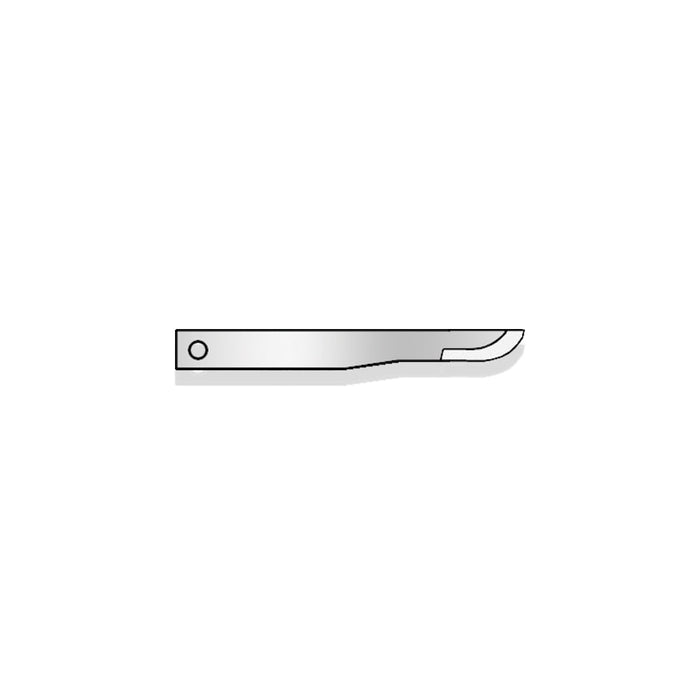 USM6700 - Micro Blade Pointed Tip, Sharp Half Radius, Straight, 12/Box
